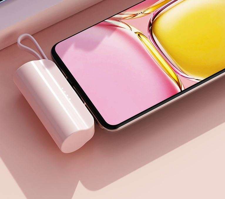 Wolulu AS-50321 Mini 8000Mah Power Bank With Type C And Lightning Pin