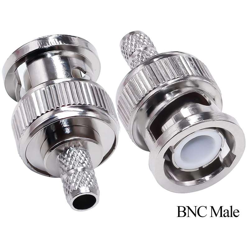 Cold Pressed BNC Male 75-5 Wire Joint Pack Of 100