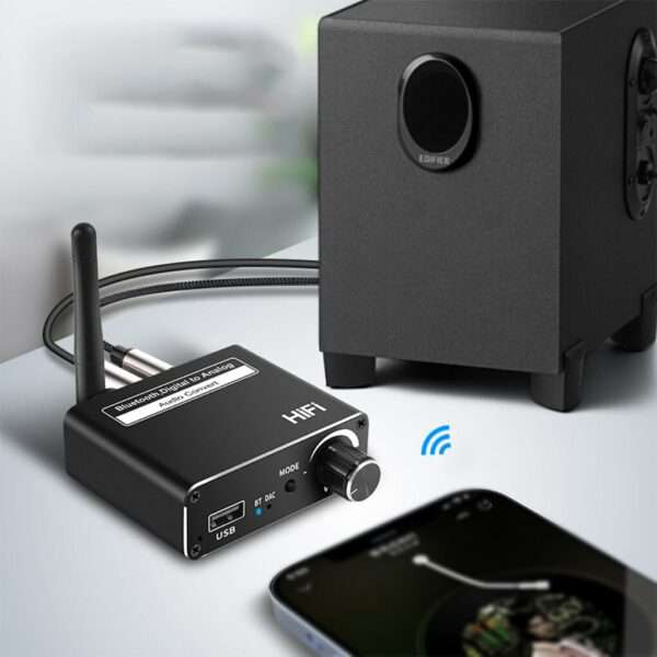 D18 Bluetooth Digital Fiber Coaxial Audio Converter