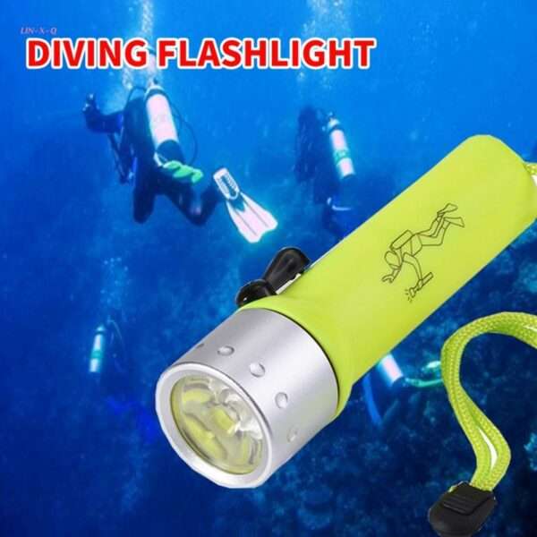 Aerbes AB-Z1040 Professional Diving Flashlight  3W Led Torch Waterproof Torch
