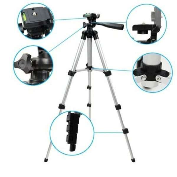 PM-202 Light Weight Portable Aluminium Tripod Stand 3110