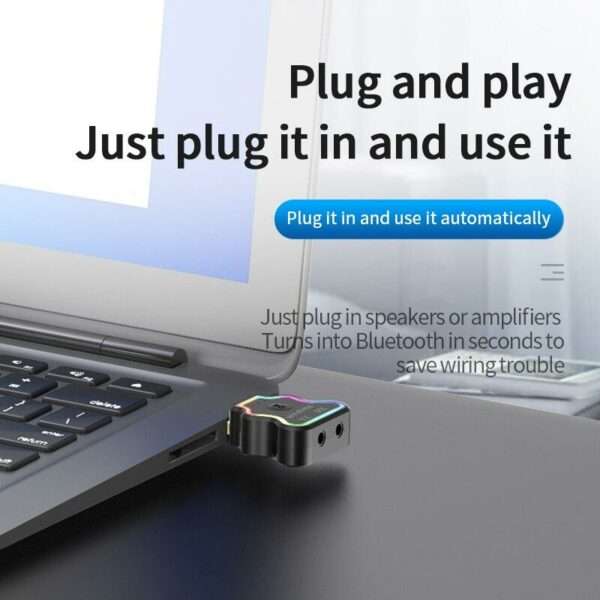 M10 Wireless USB Bluetooth-Compatible Adapter Transmitter