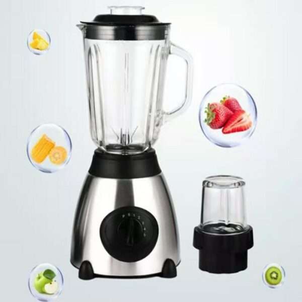 KE-2268 2 IN 1 Blender Ice Crusher Stainless Steel