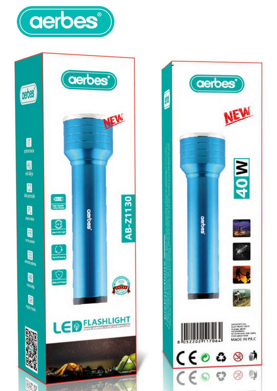 Aerbes AB-Z1130 Rechargeable Mini Flashlight 40W