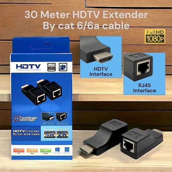 SE-LRJ-B 3D HDMI Extender By Cat-6/Cat6A