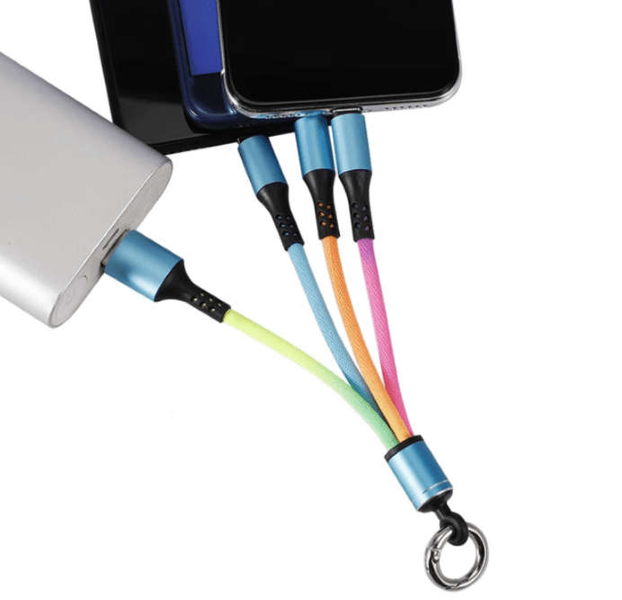 XF-51 3 in 1 Key Chain Data Line With 3.1A