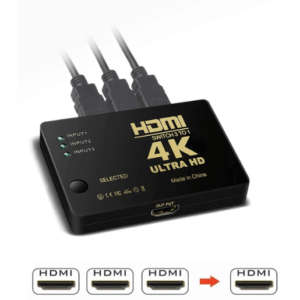 XF0062 3-Port HDMI Selector 4K Ultra HD
