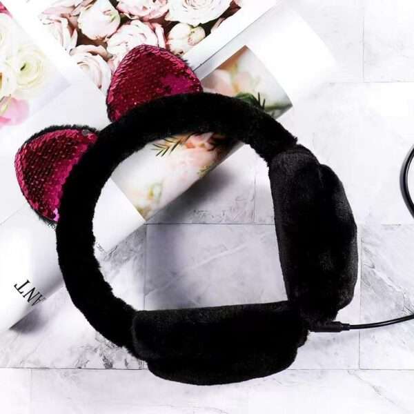 Earmuffs Wired 3.5mm Headphone