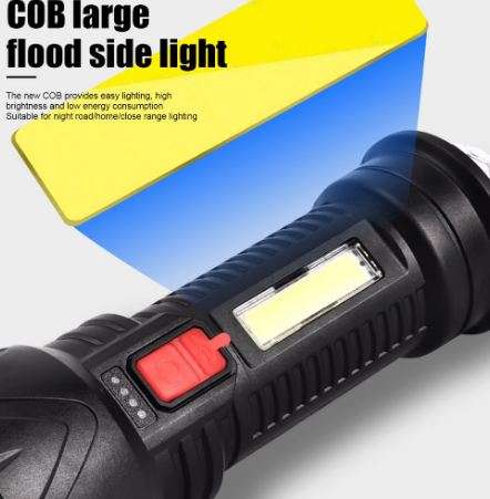 FA-CL-S11 Rechargeable LED Flash Light + COB Side Light