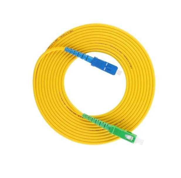 XF0165-4 SC/APC - LC/UPC Simplex Single Mode Fiber Optic Patch Cord 2.0mm 15M