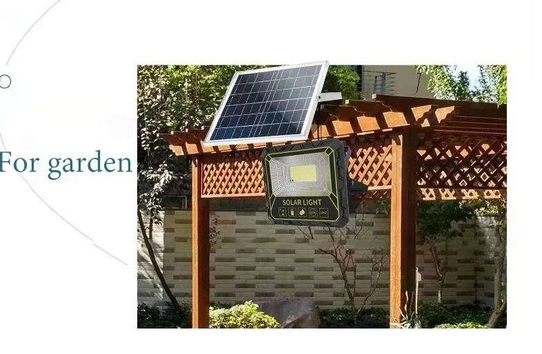 FA-GTX-500W LED Solar Powered Flood Light With Solar Panel &amp;  Remote Control