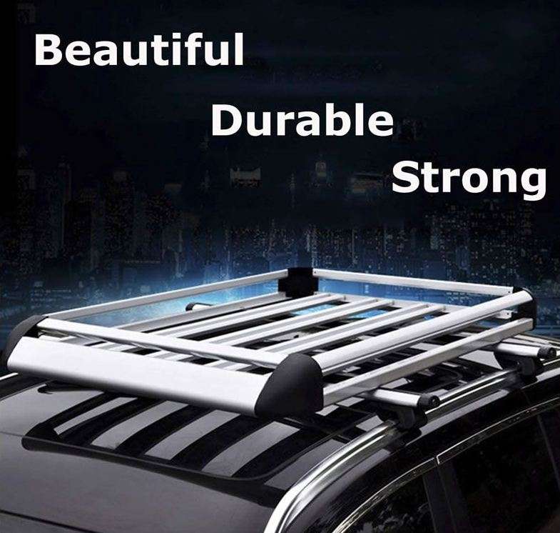 JG160 Double Aluminum Alloy Square Tube Roof Rack 160cm x 100cm