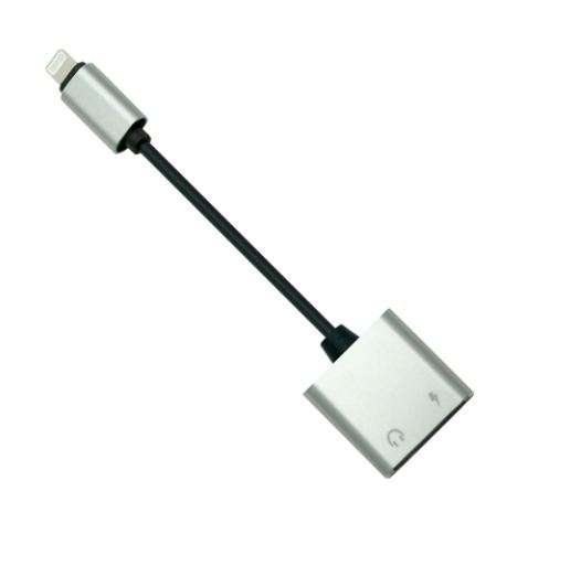 Lightning Pin To 3.5MM Earphone Lightning Pin Female Power Charging Combo Adapter Converter
