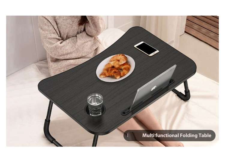 XF0819 Laptop Table With Tablet Stand And Cup Holder