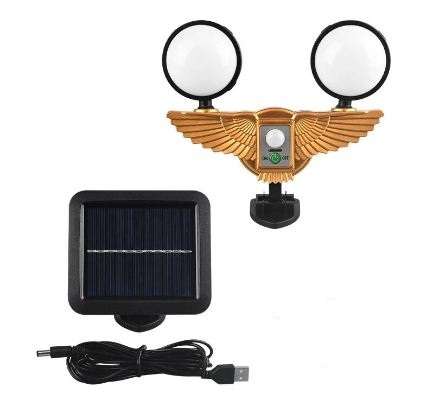 FA-828A Dual Solar Powered Wall Sensor Light