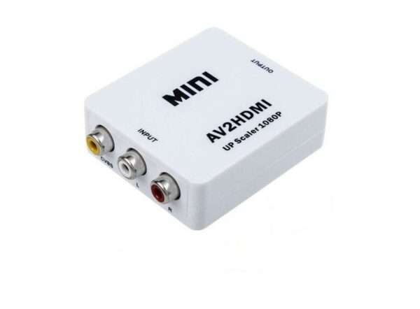 Treqa HDV-554 AV to HDMI Converter Adapter 1080P
