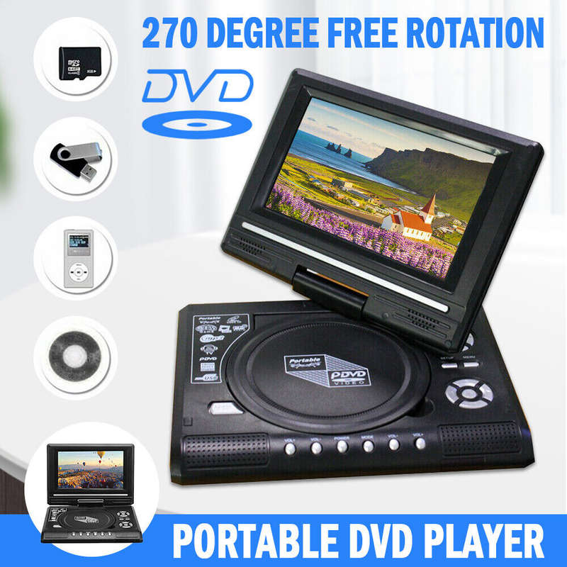LMD-750 Portable HD DVD Player With LCD Screen With TV Tuner/Card Reader/USB/Game 7.8"