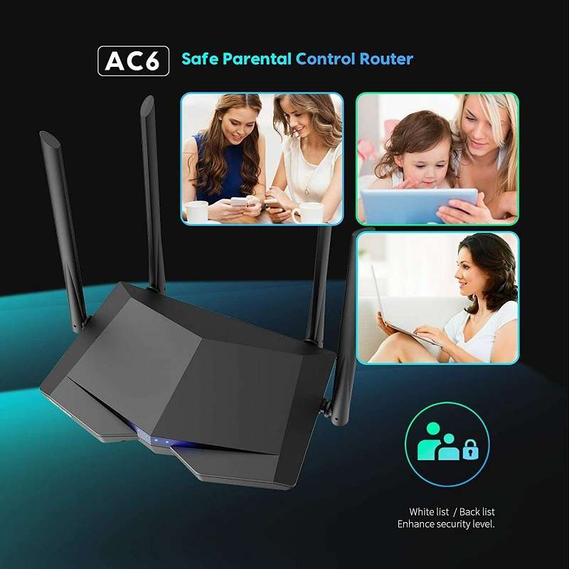 AC11 Smart Dual Band Wifi Router With App Management AC1200