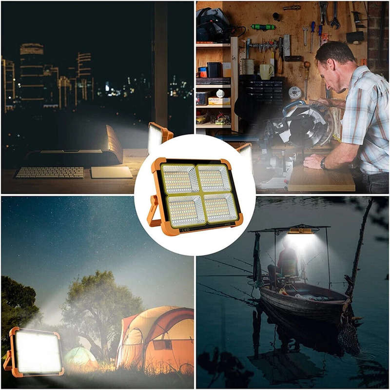 Aerbes AB-TA252 Multifunctional Rechargeable Solar Powered Work Light 300W