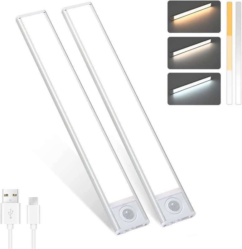 500018 Rechargeable Wireless Human Induction Magnetic Light Bar 32CM