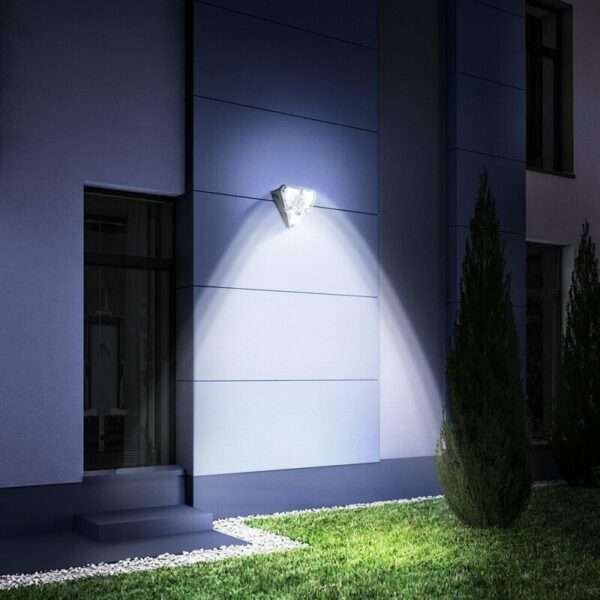 FA-GL68COB Solar Motion Sensor 3 Sides Glowing Wall Lamp 68COB