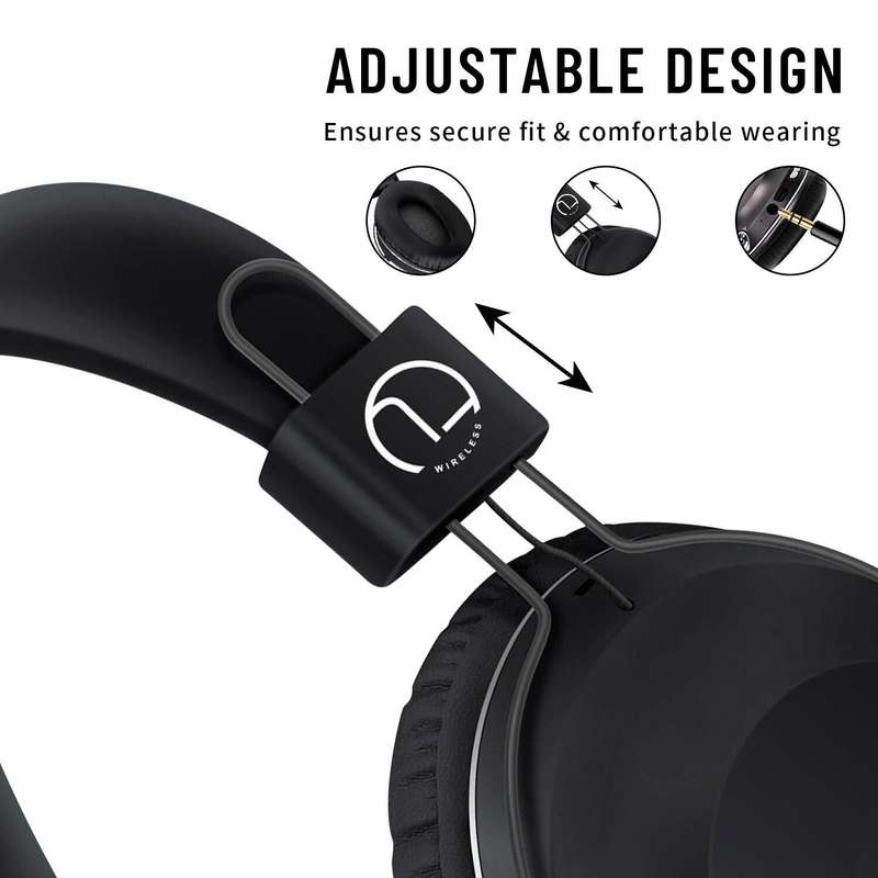 Aerbes AB-EJ18 Wireless Bluetooth Headphone With LED Light And; Micro SD Card Slot