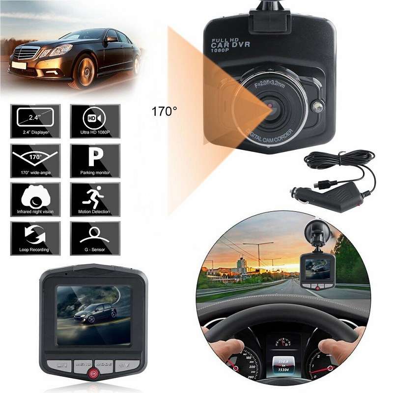 240908-3 HD 1080P Vehicle Dash Board Camera 2.4" Screen