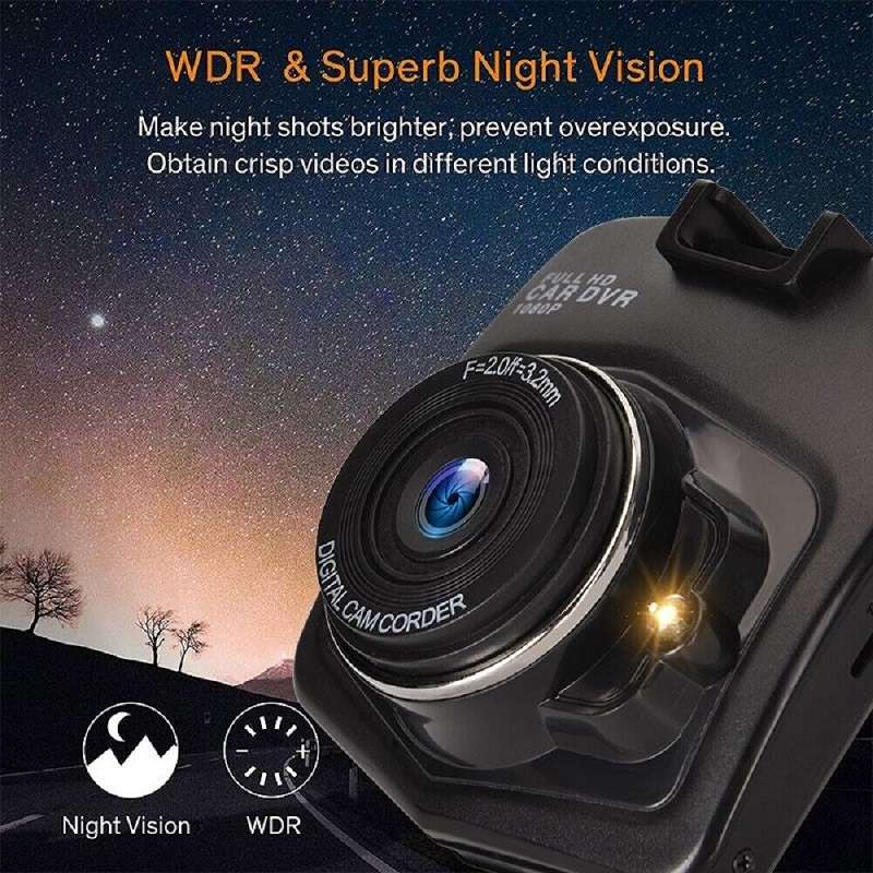 240908-3 HD 1080P Vehicle Dash Board Camera 2.4" Screen
