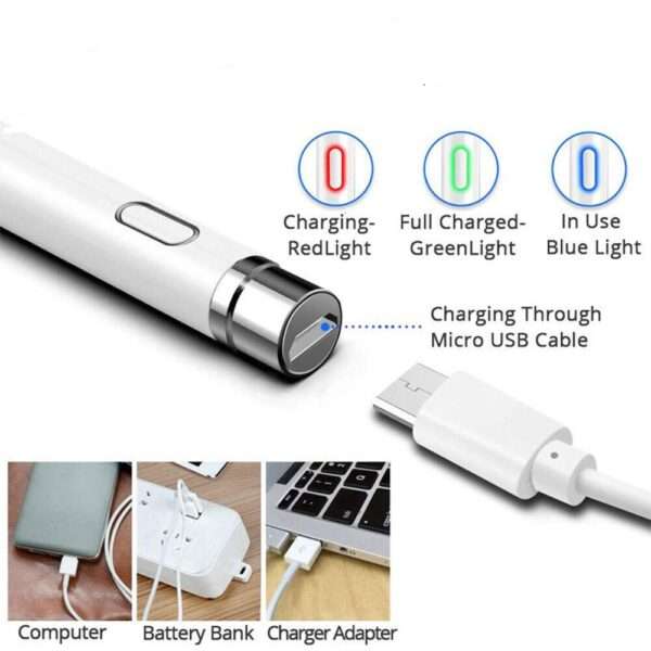 Wolulu AS-51422 Rechargeable Universal Stylus Pen With Switch Button