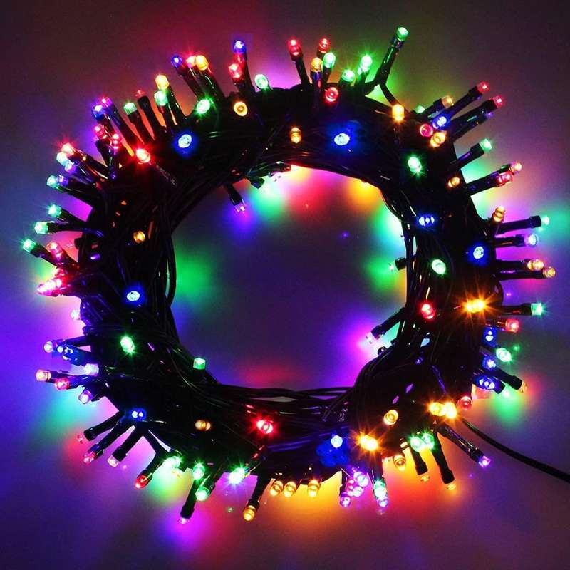 LED Inter-Connecting Black Cable Fairy Light RGB 10M