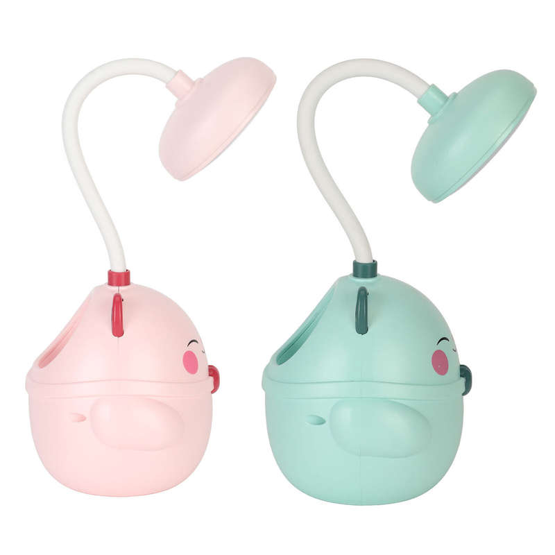 CS290 USB Rechargeable Happy Cat Table Lamp 2 Settings With Pencil Holder
