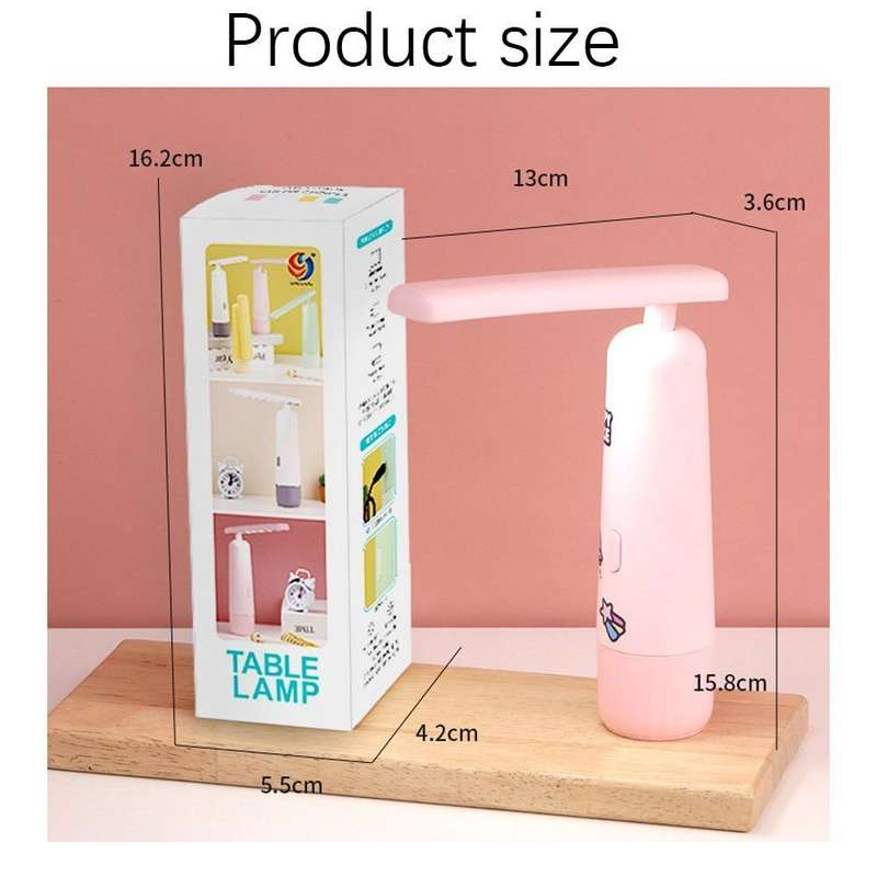 CS306 USB Rechargeable Slim Table Lamp With Customizable Stickers