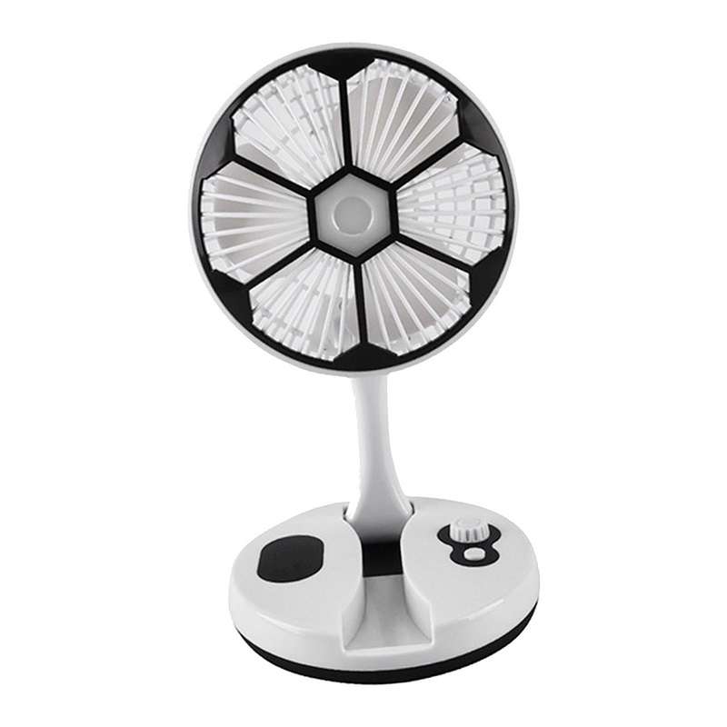 PM-021 Soccer Ball Rechargeable LED Light Folding Fan