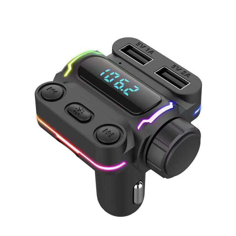 Aerbes AB-CZ04 Multifunctional Wireless Car RGB MP3 Player FM Transmitter PD 20W