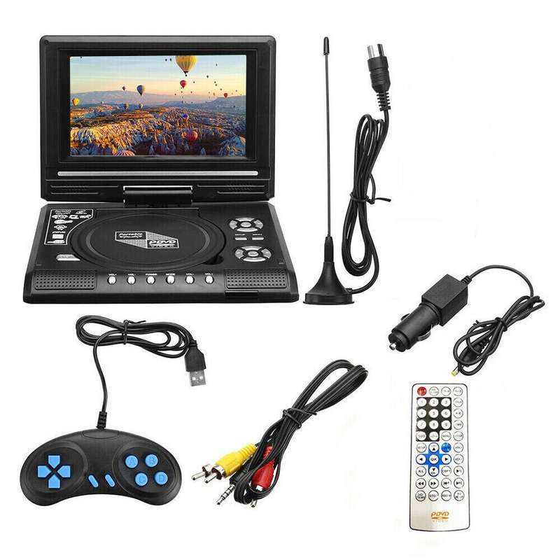 LMD-750 Portable HD DVD Player With LCD Screen With TV Tuner/Card Reader/USB/Game 7.8"