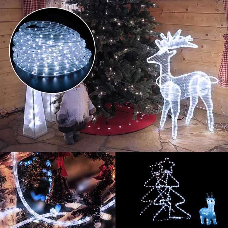 ZYF-72 Waterproof LED Silicone Tube Light White 220V 10M