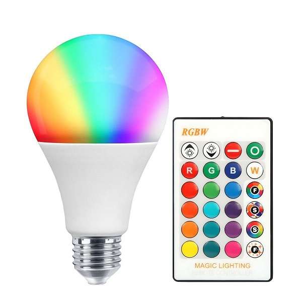 Aerbes AB-Z886 RGB LED Bulb With Remote Control 5W
