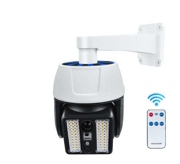 FA-5118-2 2 in 1 Solar Sensor Dummy Camera Wall Light With Remote Control