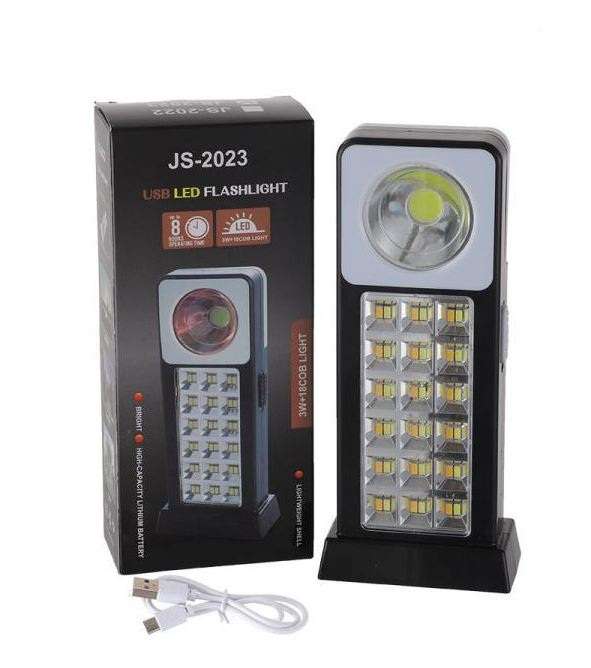 FA-2023 Solar Powered Or USB Rechargeable Emergency Light 3W 18COB