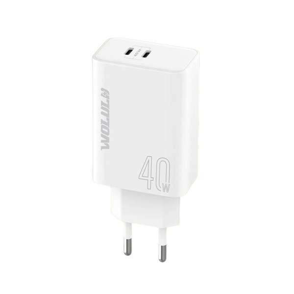 Wolulu AS-51458 Dual PD Charger 20W+20W