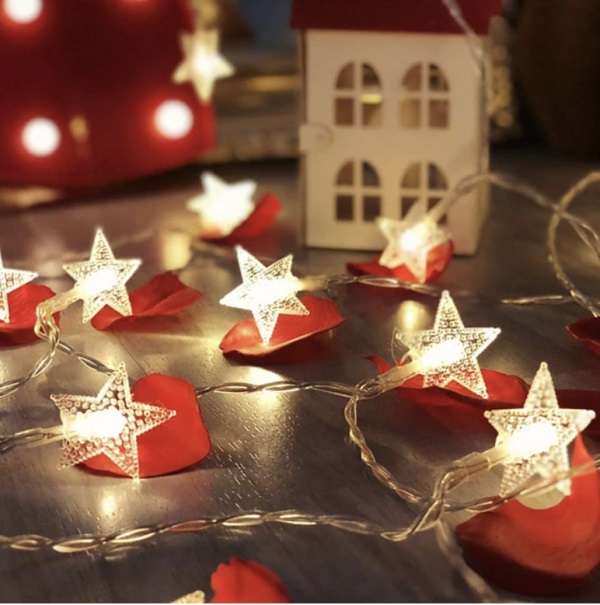 JG3108 5M Battery Operated Star Christmas String Light