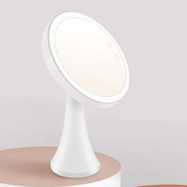 FA-619 Rechargeable Multifunction LED Table Lamp And Mirror