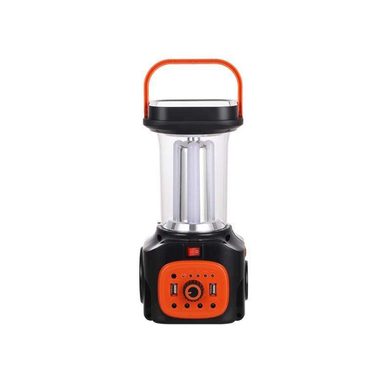 FA-T03 Multifunctional Rechargeable Solar Powered Speaker Light With 3 Bulbs
