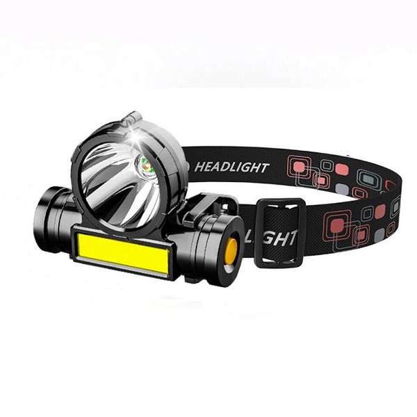 FA-108 Rechargeable 3W LED+COB Highlight Head Lamp