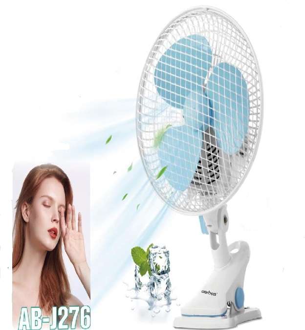 Aerbes AB-J276 Electric Clip/Wall Or Table  Fan 3 Blade