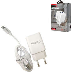 Treqa CS-221-IOS Dual 3.1A USB Wall Charger With Lightning USB Cable