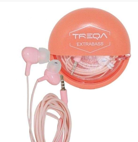 Treqa EP-727  Extra Bass Earphones in Storage Box
