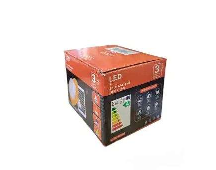 FA-071 Solar Powered Single Hanging Tent Light 3 Lighting Modes