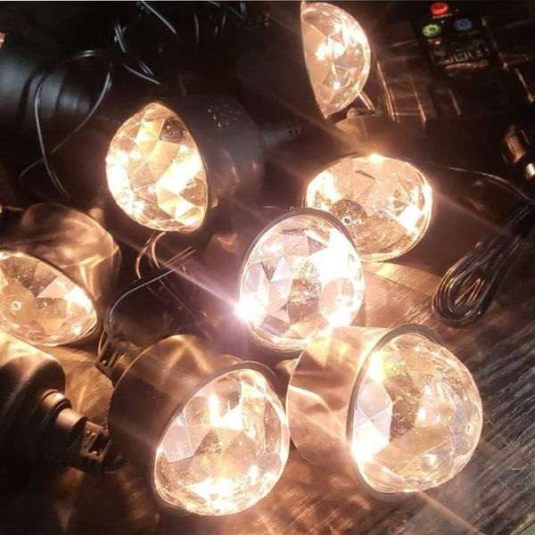 FA-DC6887T Solar Garden Ambient String Lights 2 In 1 Color Warm White+ RGB