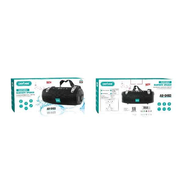 Aerbes AB-D403 Portable 2200mAH Large Capacity Battery Bluetooth Speaker